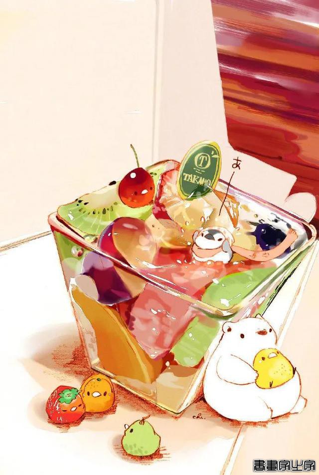 「插画」这美食可爱百分百-15.jpg