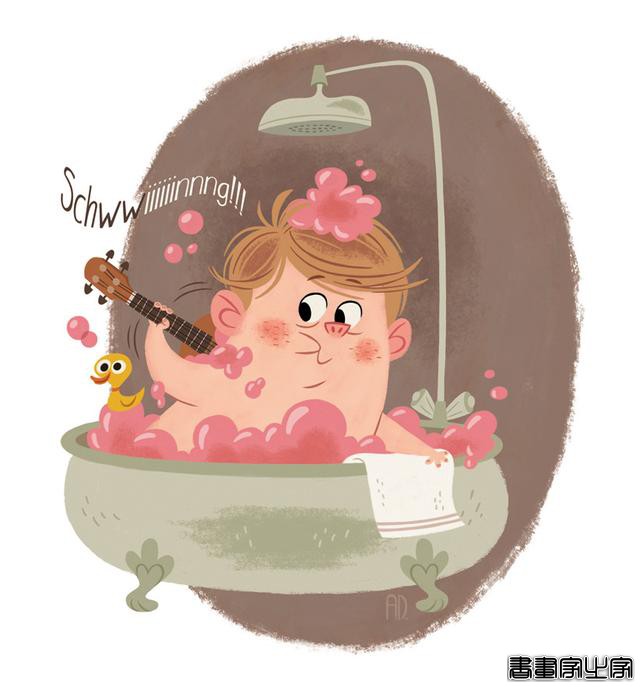 值得收藏的欧美儿童插画图集，超清大图欣赏临摹必备-18.jpg