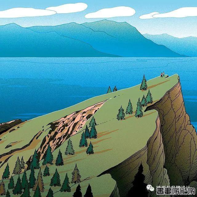 插画丨矢量风景插画，细节丰富有内涵，每一幅作品都风格明快，叙事简洁-24.jpg