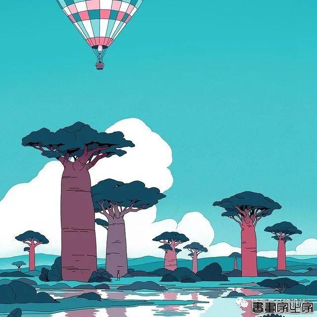 插画丨矢量风景插画，细节丰富有内涵，每一幅作品都风格明快，叙事简洁-35.jpg