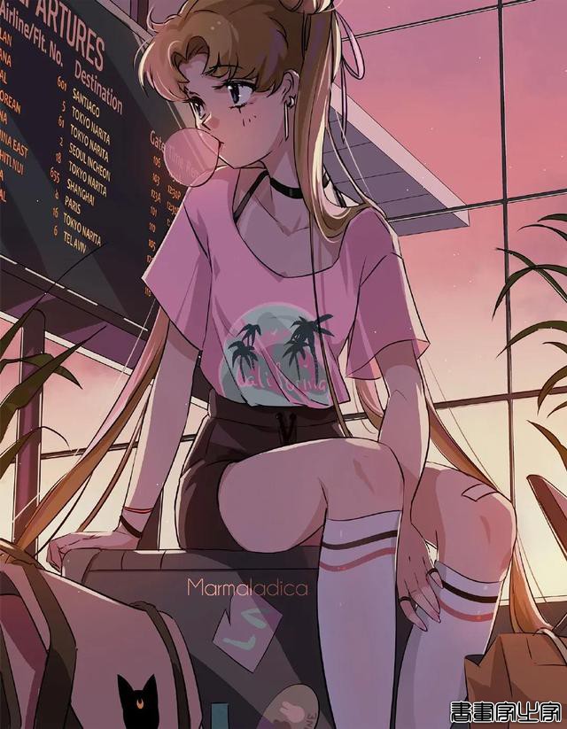 插画分享｜绚丽的少女插画～童年的女神-17.jpg
