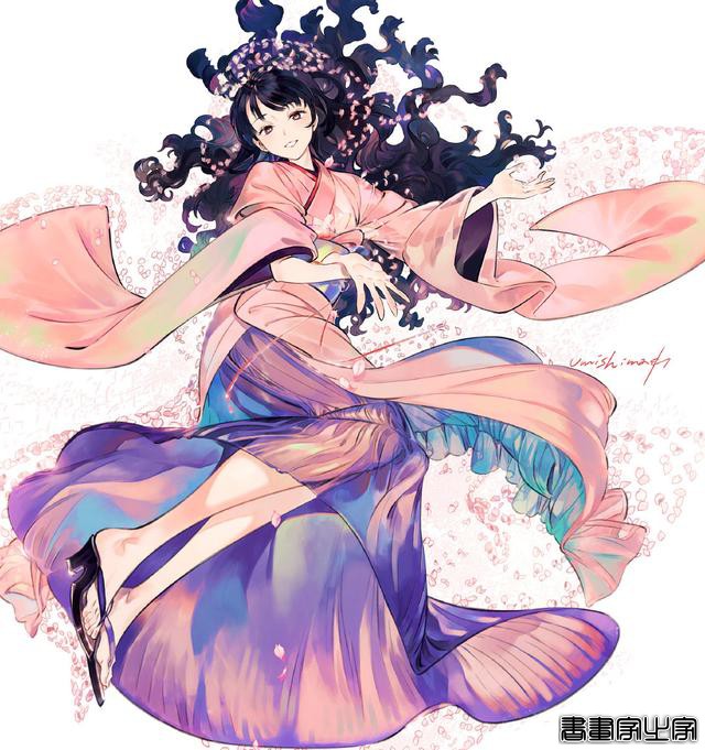 插画师海島千本的一组花卉主题-4.jpg