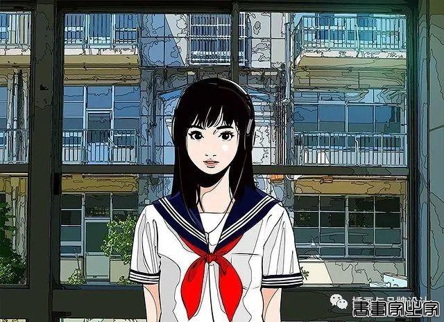 插画丨街头嘻哈少女的潮牌街拍，干净的笔触明亮的色调，每个场景都太有感觉了-4.jpg