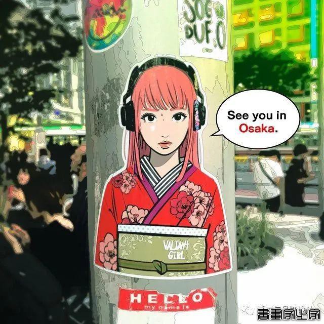 插画丨街头嘻哈少女的潮牌街拍，干净的笔触明亮的色调，每个场景都太有感觉了-33.jpg