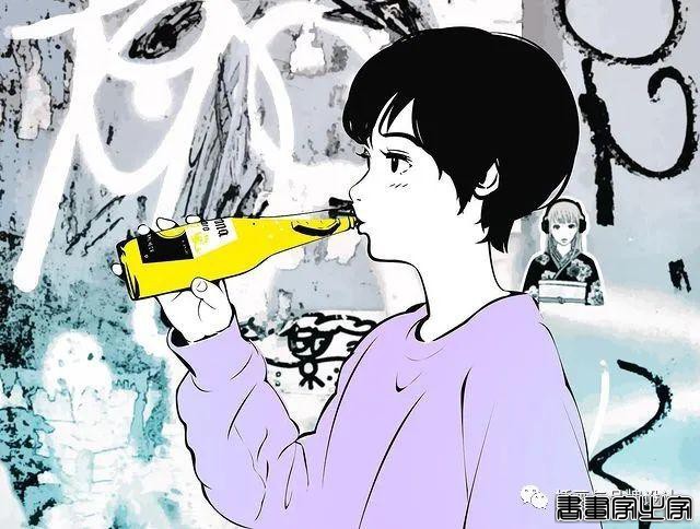 插画丨街头嘻哈少女的潮牌街拍，干净的笔触明亮的色调，每个场景都太有感觉了-56.jpg