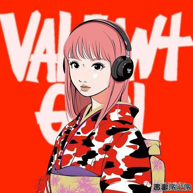插画丨街头嘻哈少女的潮牌街拍，干净的笔触明亮的色调，每个场景都太有感觉了-58.jpg