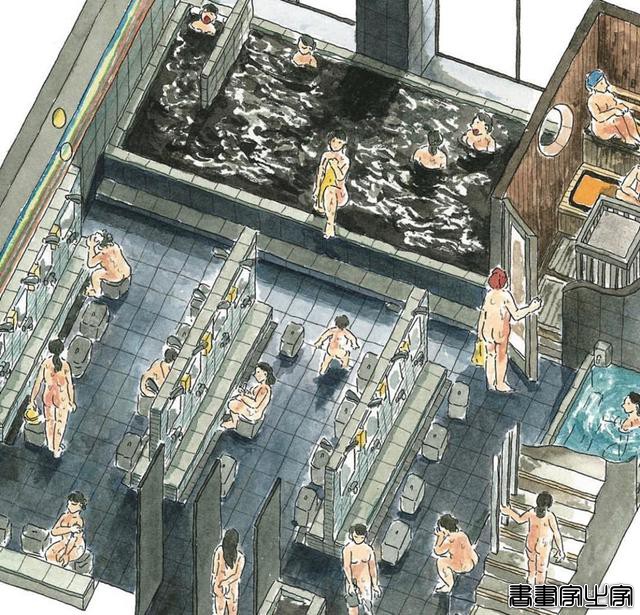 日本插画家盐谷歩波笔下疗愈感十足的「钱汤」精致插画-4.jpg