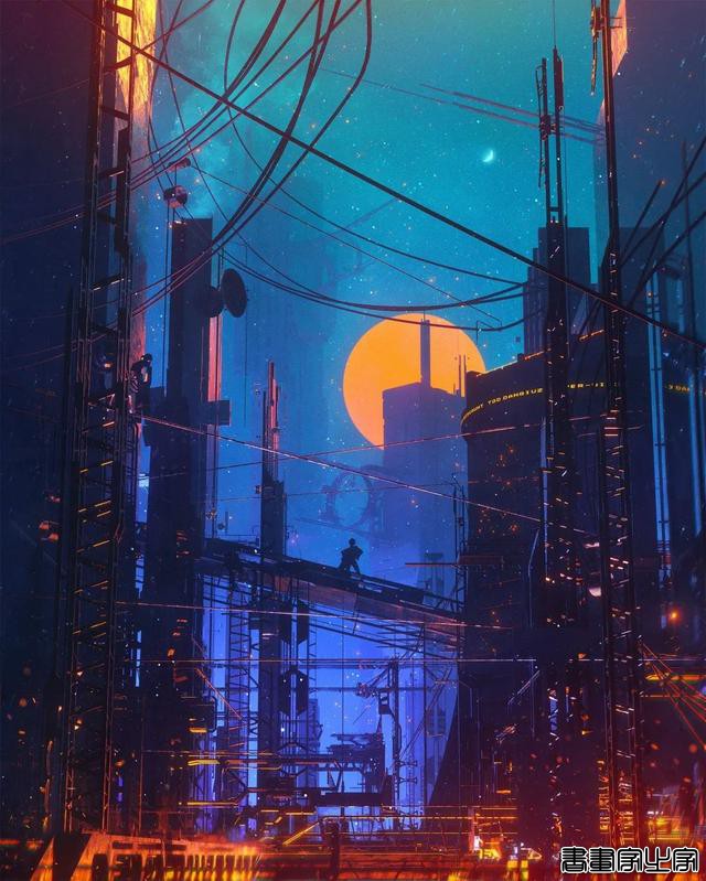 插画作品赏析｜Dangiuz赛博朋克风格插画作品-7.jpg
