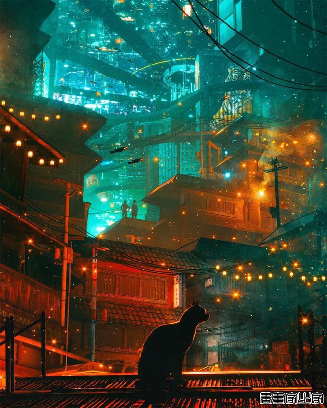 插画作品赏析｜Dangiuz赛博朋克风格插画作品-5.jpg