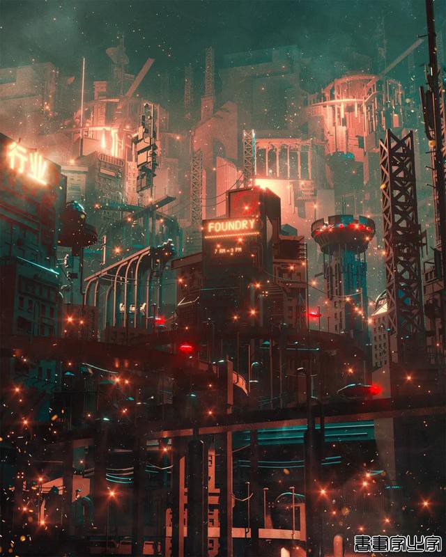 插画作品赏析｜Dangiuz赛博朋克风格插画作品-9.jpg