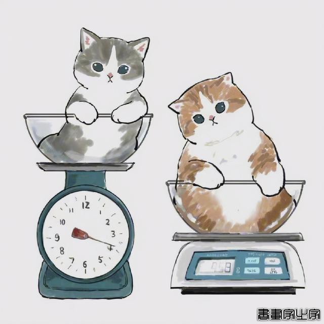 插画：努力减肥的猫咪插画，可甜可萌-9.jpg