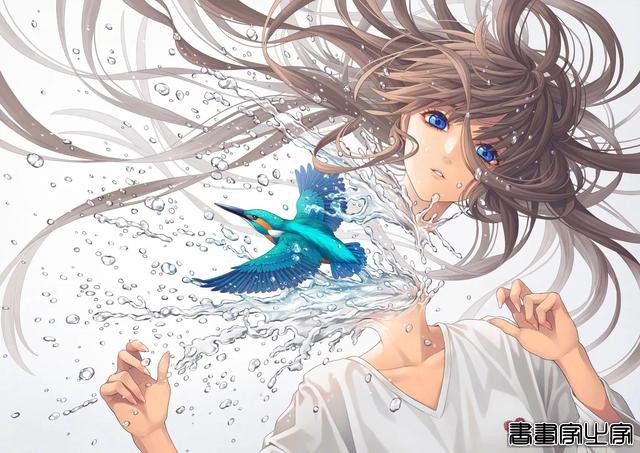 「插画」干净的白衣少女-6.jpg
