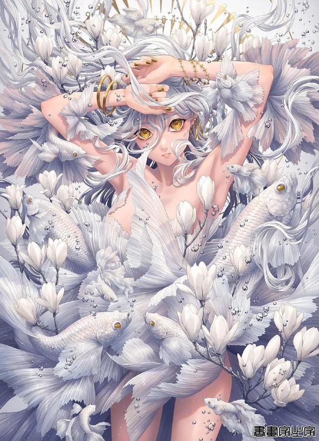 「插画」干净的白衣少女-7.jpg