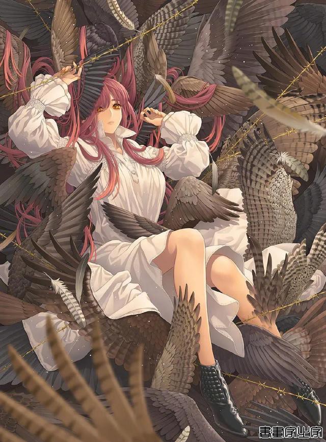 「插画」干净的白衣少女-17.jpg