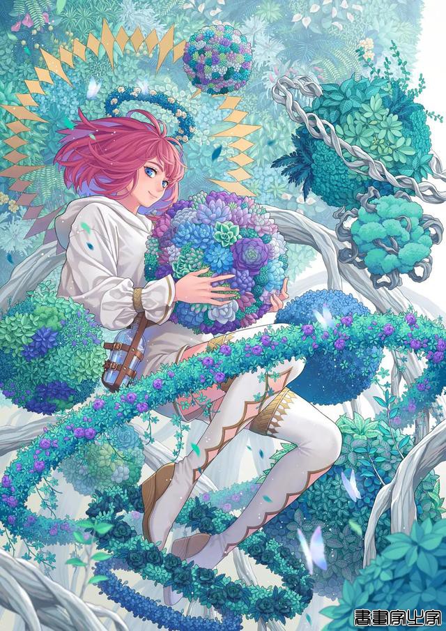 「插画」干净的白衣少女-15.jpg