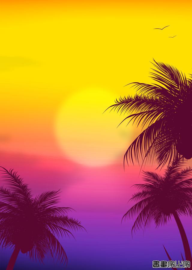 日落夏威夷插画-8.jpg