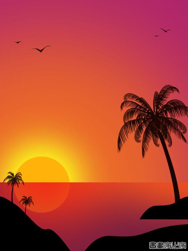 日落夏威夷插画-10.jpg