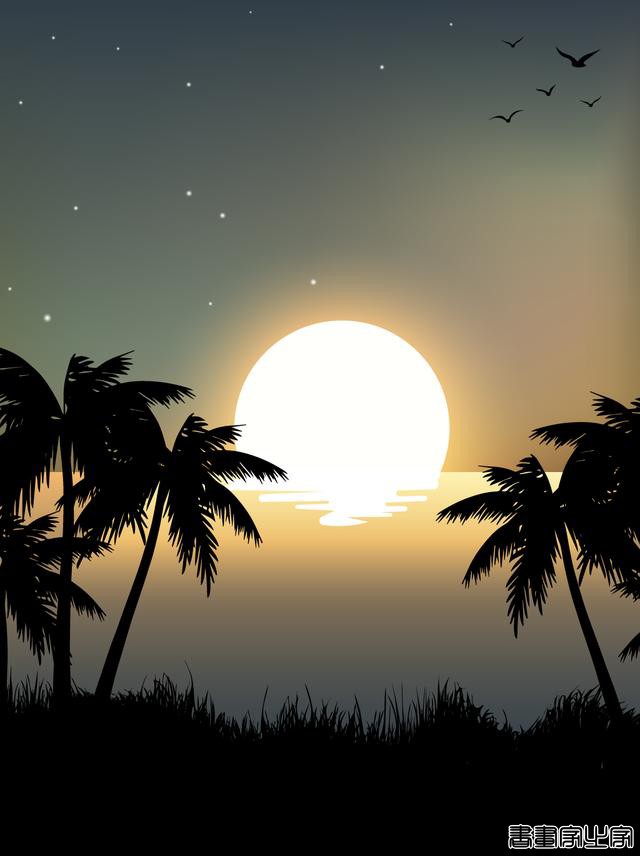 日落夏威夷插画-15.jpg