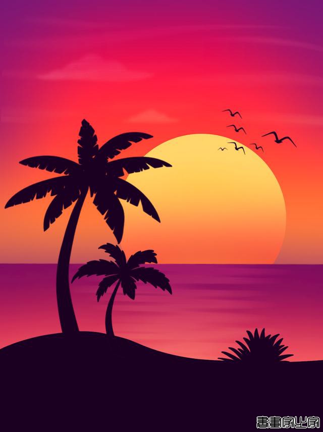 日落夏威夷插画-14.jpg