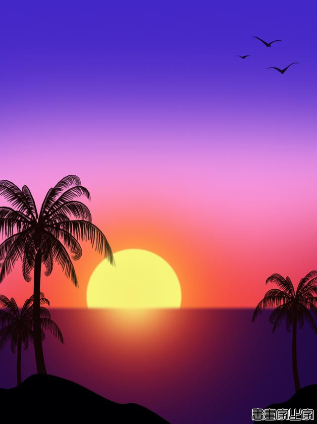 日落夏威夷插画-16.jpg
