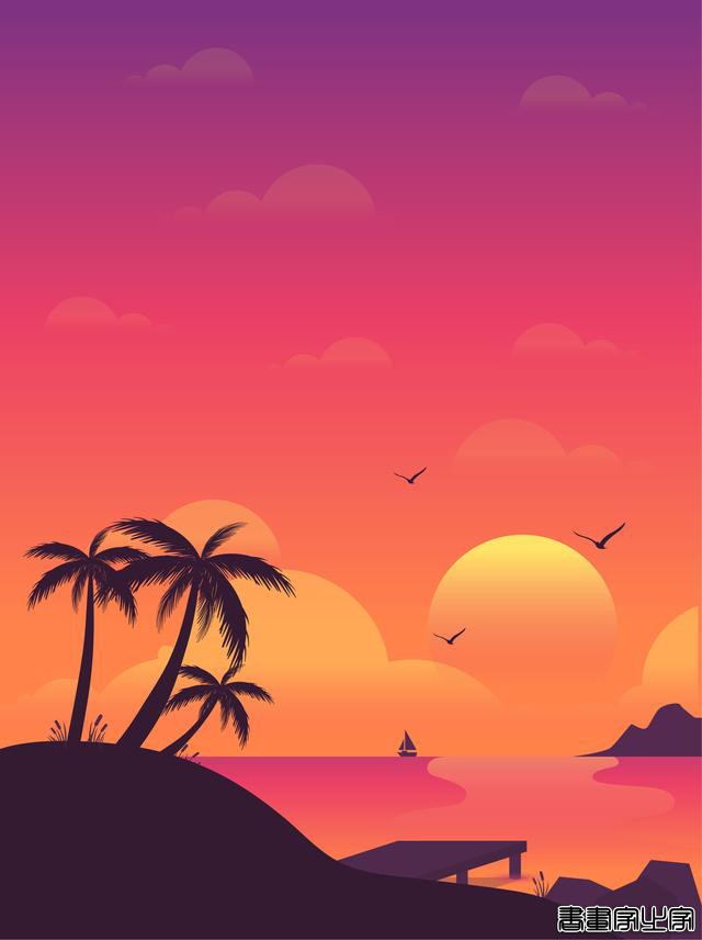 日落夏威夷插画-20.jpg