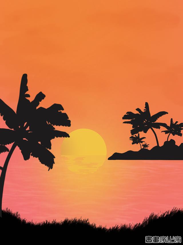日落夏威夷插画-21.jpg