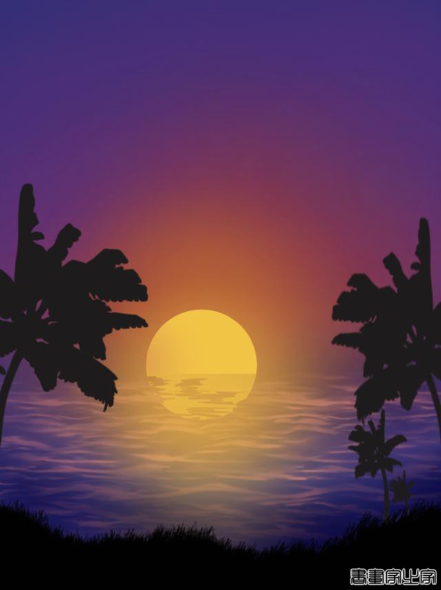 日落夏威夷插画-22.jpg