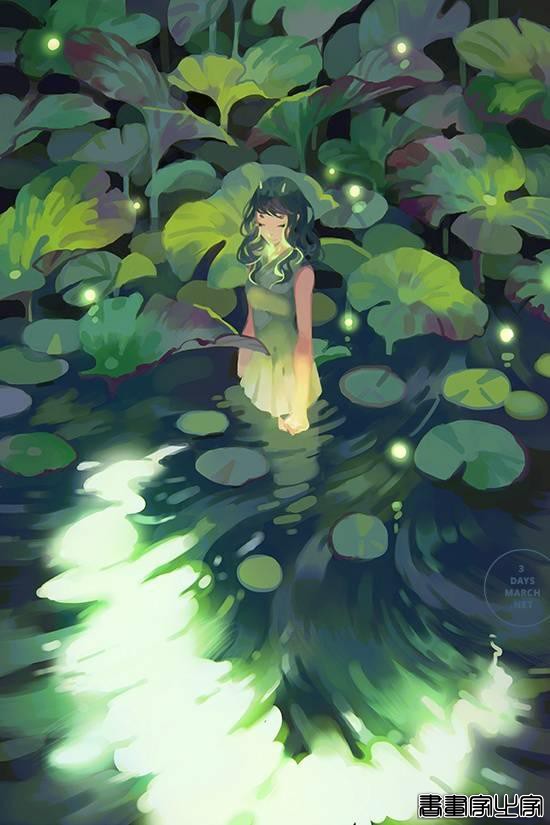 梦幻与现实，唯美插画，澳大利亚画师loika作品-6.jpg