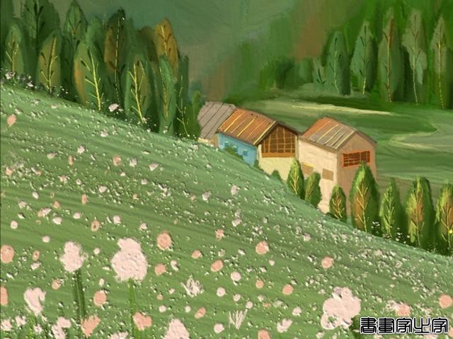 「背景图、平板壁纸」超美油画风景插画-11.jpg