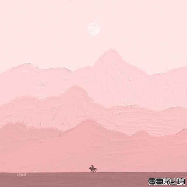 「背景图、平板壁纸」超美油画风景插画-16.jpg