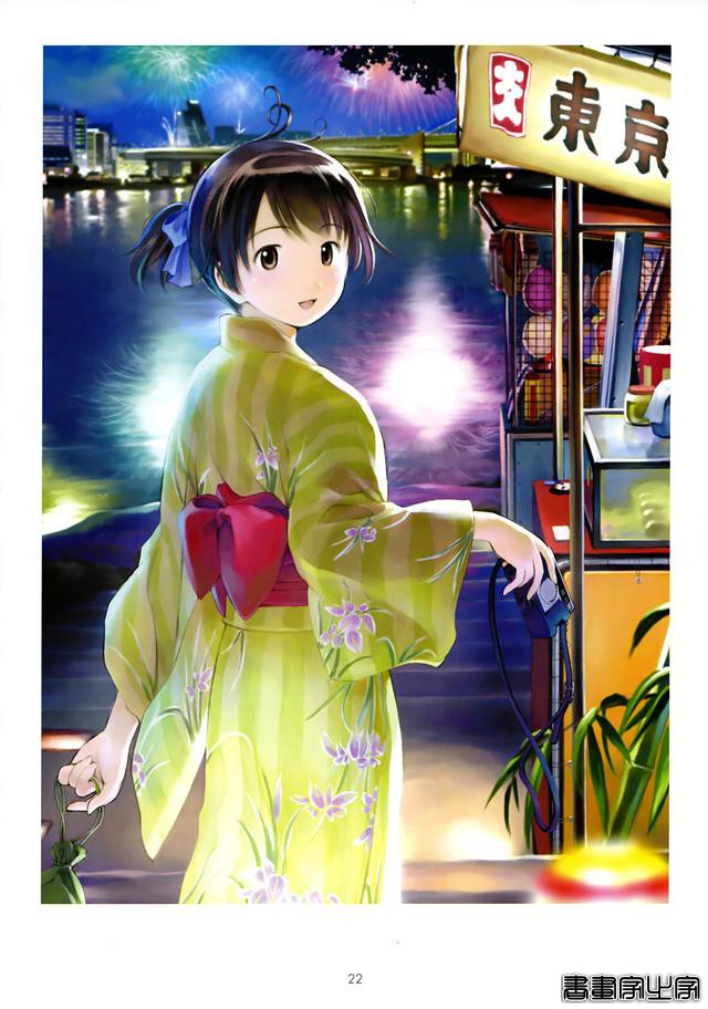 有点邻家妹妹感觉的日系清新风格插画，非常清新舒服有阳光的画集-20.jpg