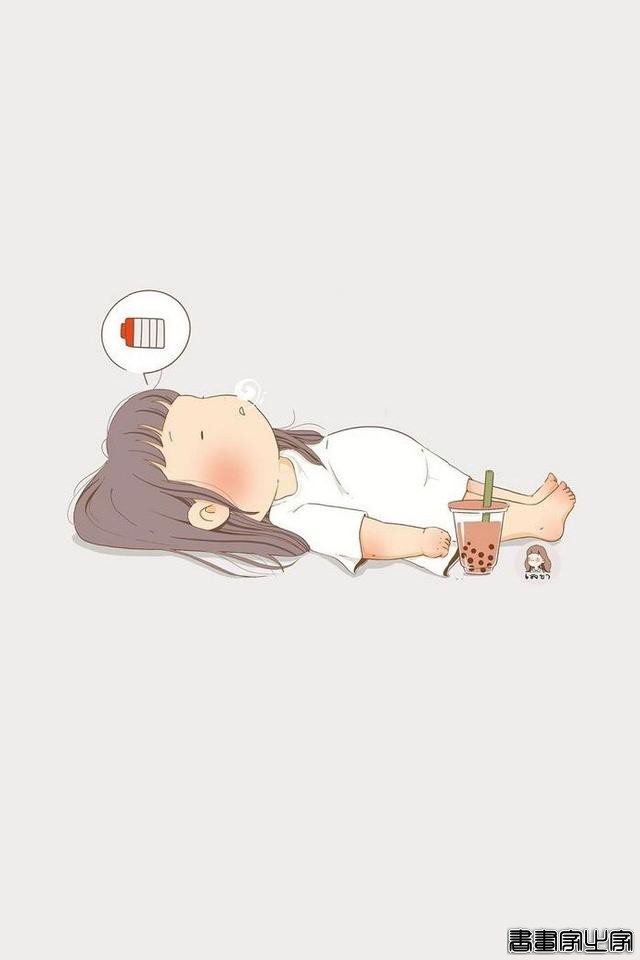 一组插画完美还原假期生活的你，超级可爱-4.jpg