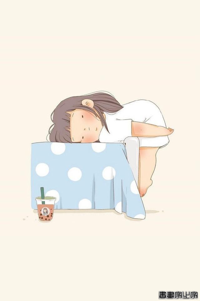 一组插画完美还原假期生活的你，超级可爱-9.jpg