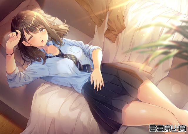 日本画师しゅは的插画作品，各种充满青春活力的JK彼女-15.jpg