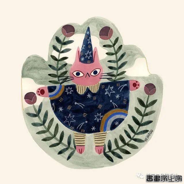 手绘丨超可爱？超治愈？丰富的色彩和与众不同的场景，带你走进爱猫插画师的有趣世界-8.jpg