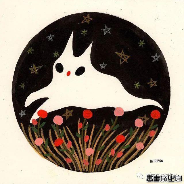 手绘丨超可爱？超治愈？丰富的色彩和与众不同的场景，带你走进爱猫插画师的有趣世界-24.jpg