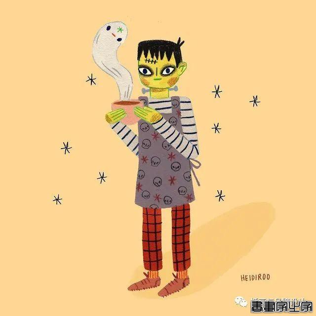 手绘丨超可爱？超治愈？丰富的色彩和与众不同的场景，带你走进爱猫插画师的有趣世界-43.jpg