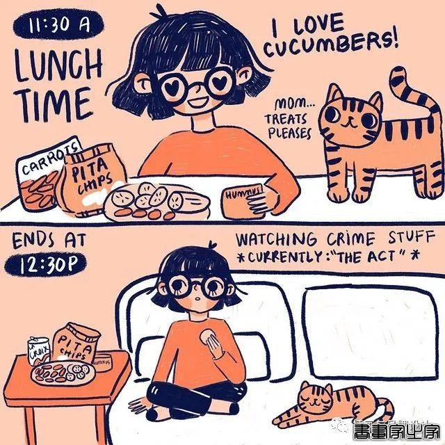 手绘丨超可爱？超治愈？丰富的色彩和与众不同的场景，带你走进爱猫插画师的有趣世界-71.jpg