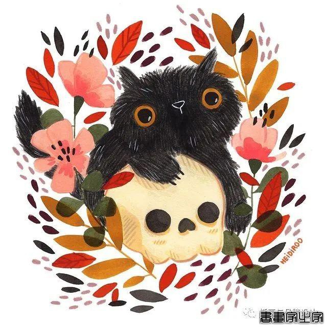 手绘丨超可爱？超治愈？丰富的色彩和与众不同的场景，带你走进爱猫插画师的有趣世界-67.jpg
