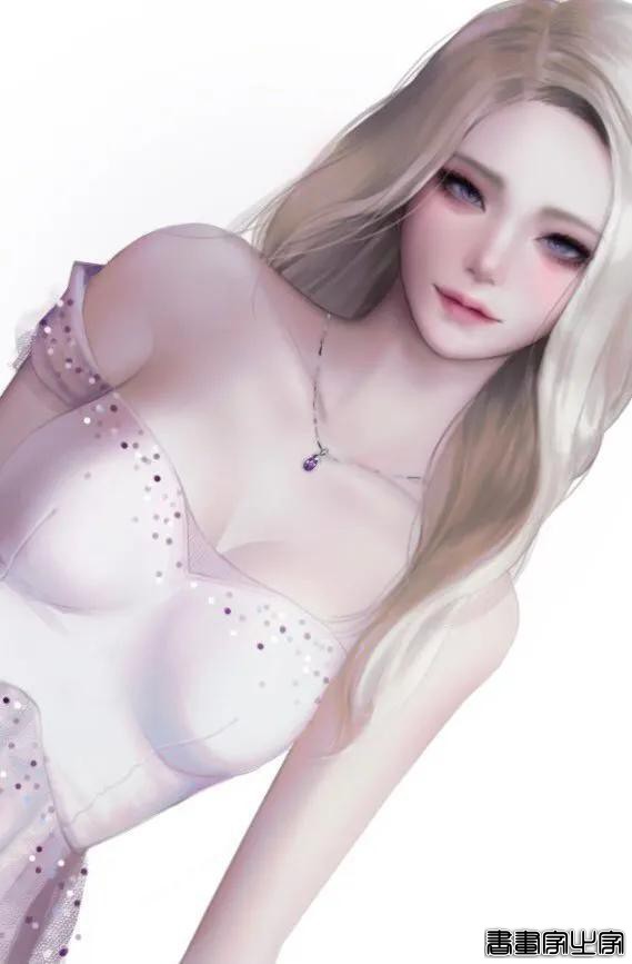 厚涂美女插画作品-5.jpg