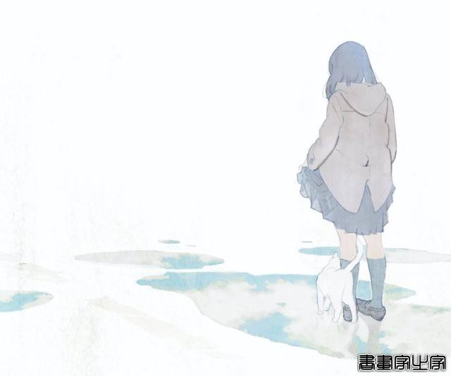 流畅的线稿，日系风插画，尾崎智美作品-5.jpg