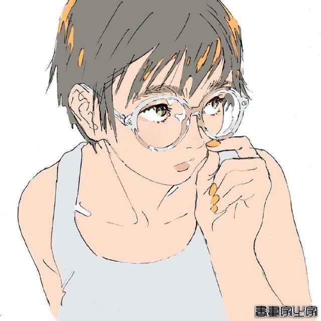 流畅的线稿，日系风插画，尾崎智美作品-7.jpg