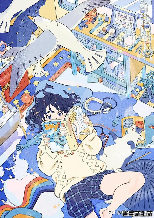 插画欣赏：分享一组日本画师海岛千本的插画作品，一起感受艺术吧-10.jpg