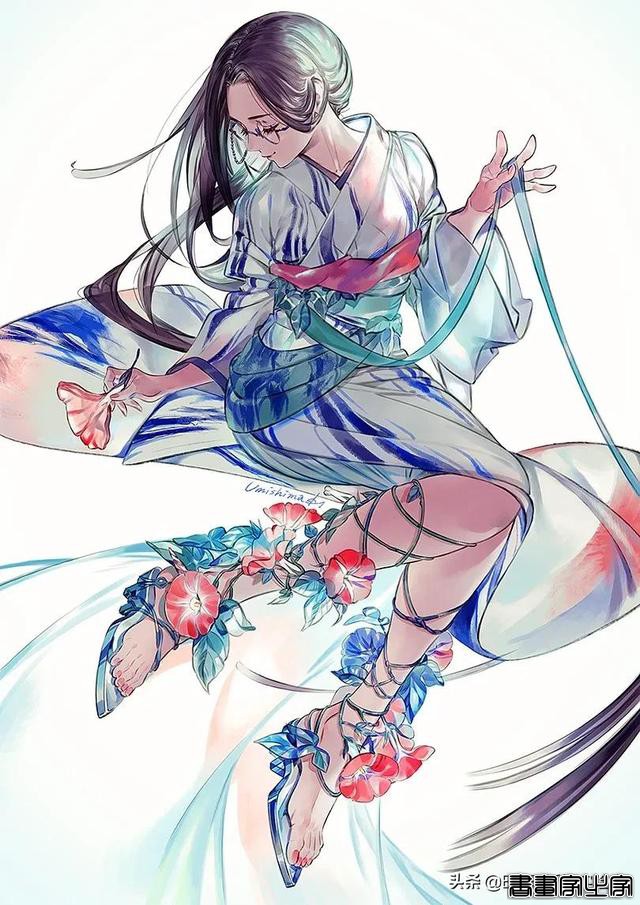 插画欣赏：分享一组日本画师海岛千本的插画作品，一起感受艺术吧-12.jpg
