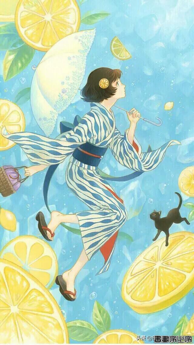 插画欣赏：分享一组日本画师海岛千本的插画作品，一起感受艺术吧-14.jpg