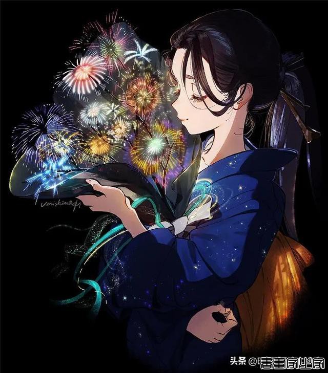 插画欣赏：分享一组日本画师海岛千本的插画作品，一起感受艺术吧-36.jpg