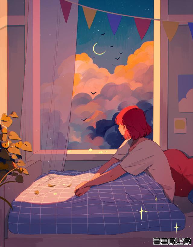 一组粉色梦幻插画分享-4.jpg