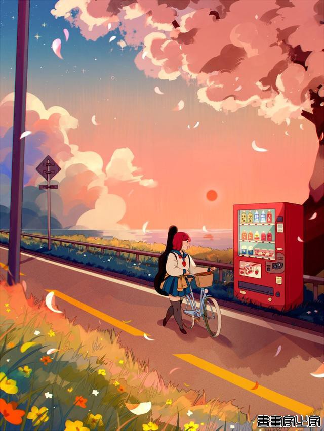 一组粉色梦幻插画分享-9.jpg