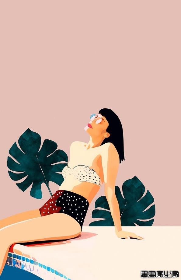热带风潮插画风格83Oranges插画设计作品，不拘一格的热带生活-28.jpg