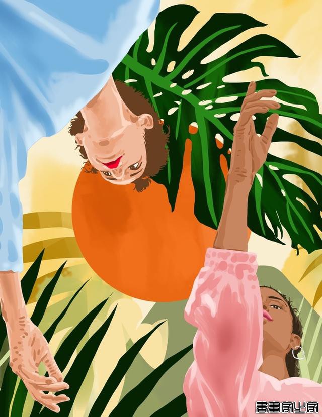 热带风潮插画风格83Oranges插画设计作品，不拘一格的热带生活-41.jpg